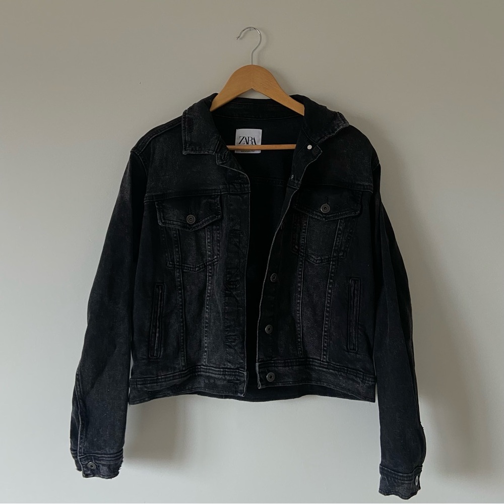 Zara / Black Denim Jacket